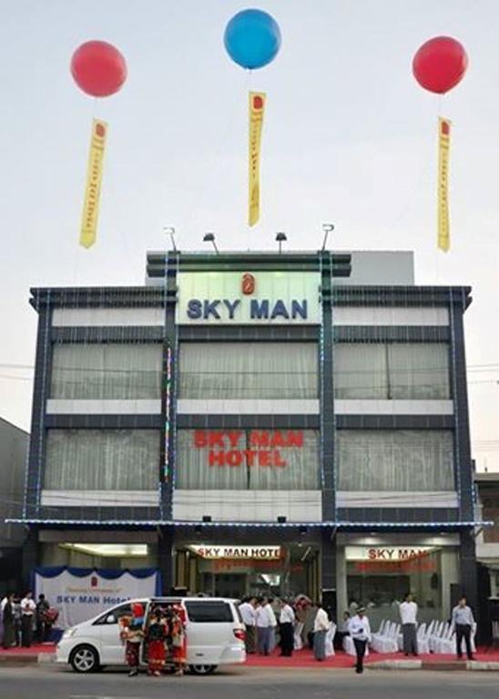 Sky Man Hotel Gyogon Bagian luar foto