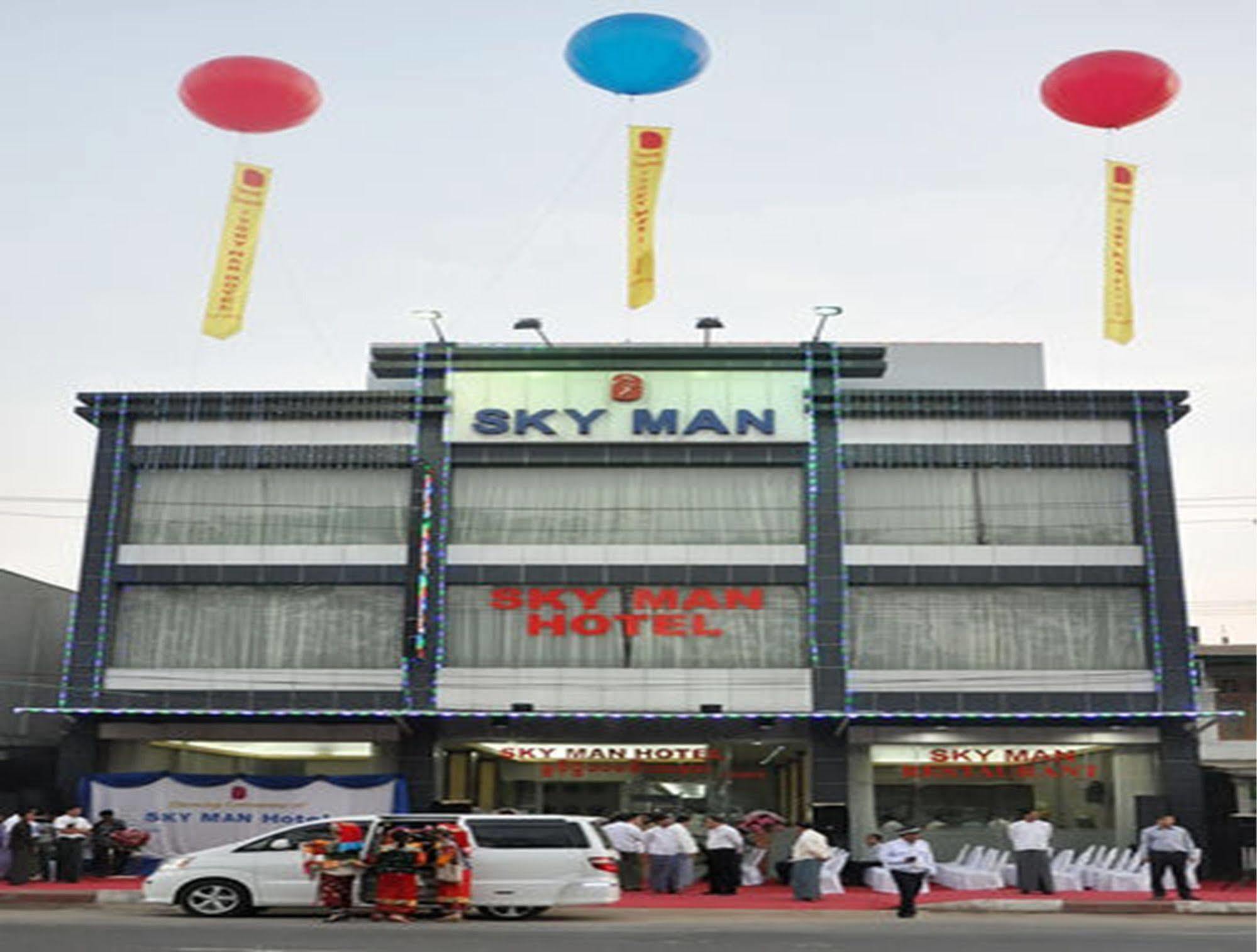 Sky Man Hotel Gyogon Bagian luar foto